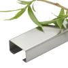 Stainless Steel Cable Raceway, Trunking Kit, Corner Wire Hider, Speaker,Open Duct, Self-Adhesive Cover(Matte Silver,20 * 10mm) view 1