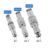 1Pcs GX12 GX16 GX20 Docking Sockets for Cable Terminals GX12-2 3 4 5 6 7 8Pin Male Female Waterproof Circular Connector(GX12,3 cores) view 3