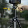 Adjustable Camera Tripod Aluminum Alloy Construction for Live Streaming Photography with Rotatable Head Live Streaming Tripod view 3