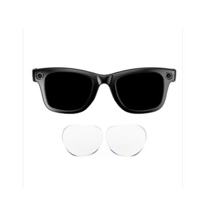 StichGreen- AI Smart Glasses with Camera,8MP HD Camera,1080p Video Recording, AI Voice Control, AI Photo Real time Translation, +2 Lenses (Sunglass+Anti-Blue Light Lenses)
