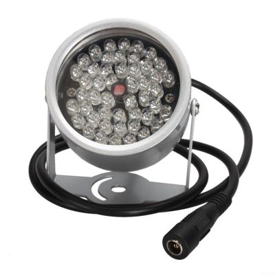 Noteflora 850Nm 48 LED Infrared Illuminator Light With IP66 Waterproof Metal Housing, 60 Beam Angle For Outdoor Security CCTV Camera Night Eyesight
