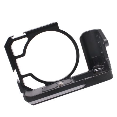Aluminum Camera Cage with Cold Shoe Mount 1/4inch Threaded Holes Bracket for R50V Accessories Cage