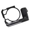 Aluminum Camera Cage with Cold Shoe Mount 1/4inch Threaded Holes Bracket for R50V Accessories Cage view 1