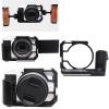 Aluminum Camera Cage with Cold Shoe Mount 1/4inch Threaded Holes Bracket for R50V Accessories Cage view 2