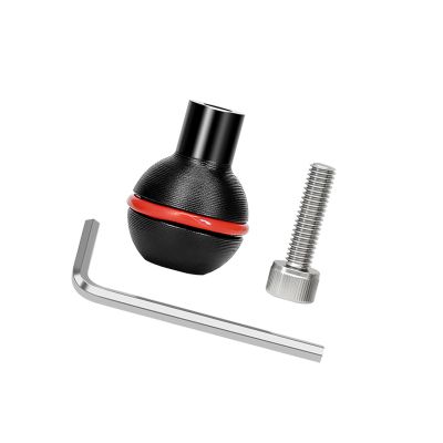 Ball Head Adapter 1/4inch Screw Mount Cold Shoe Base Locating Pin for Camera Cage Monitor Flashing Light Stand Arm Fixed Ball Head Tripod Mount