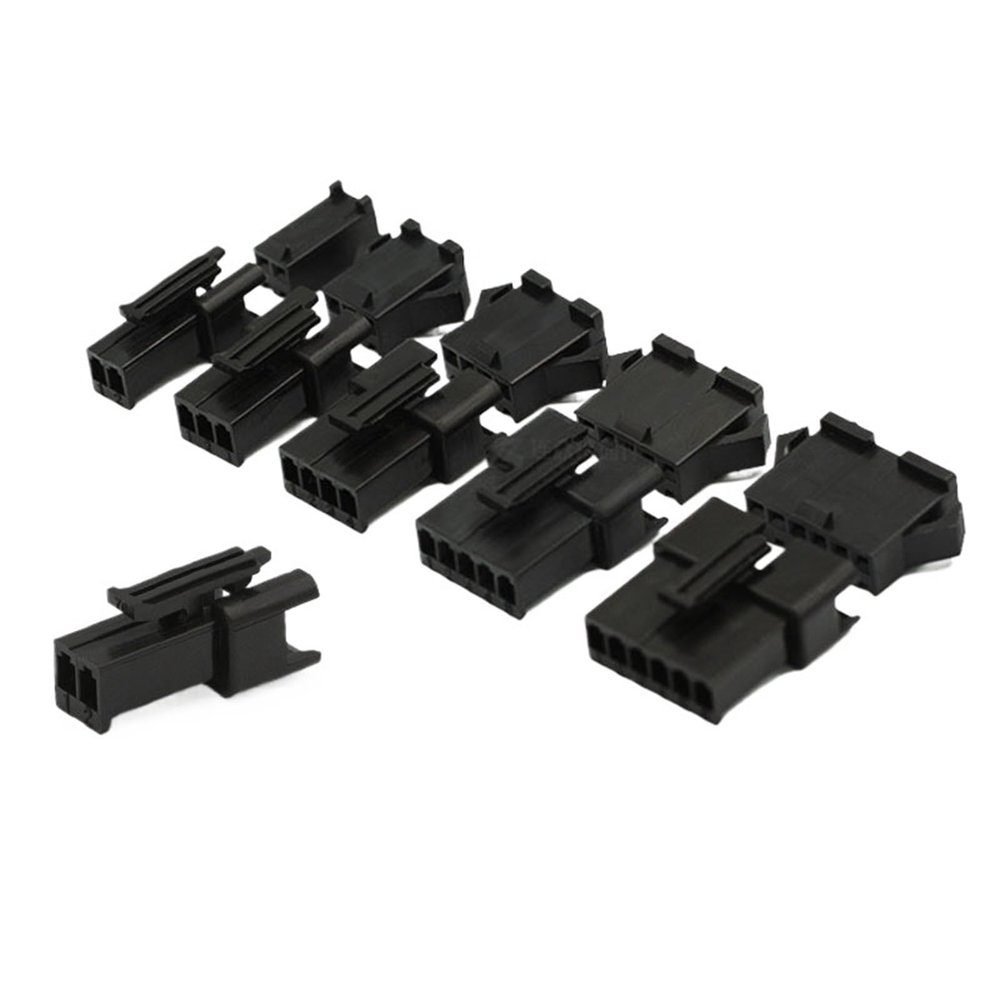 100pcs/lot SM 2 3 4 5 6 Hole Connector Plastic Shell Domestic Parts SM-2Y SM-2A SM-6Y 2P 3P 4P 5P 6Pin SM-3Y SM-3A SM-4Y SM-5A(SM-5Y)