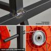 DECAKE Electrical Wire Spool Rack, 4/6 Reel Steel Wire Dispenser, Heavy-Duty Cable Unroller for Reels, Reel Cable Pulley 4-disc bearing with tool boxdisc bearings view 4