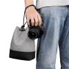 YWLUUOO Compact Photography Lens Carrying Case with Thickened Sponge Padding Water Fabric for Gear Protections Oxford Cloth Leather Lens Pouch for DSLR Equipment view 2