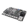 12/13th Inter LGA1700 CPU Firewall Network Security Industrial Control motherboard/2xNVMe 4xSATA3.0 1x PCIEx16 2xDDR5 5600MHz/ 6 * 2.5GLAN 2 * 10G SFP+ USB3.2 10G/ SIM Card Slots view 1
