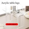 Acrylic Floor Desk, Low Table for Sitting on The Floor, Small Kotatsu Table, Modern and Simple Tea Table, Laptop Tray Desk for Couch, Bed and Floor(Green,60cm-23.6in) view 4