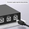 4 Ports USB Synchronizer - KVM Switch/Distributor, DNF Keyboard Mouse Shared Display Synchronization Controller view 3