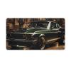 Vintage Classic Car Gaming Mouse Pad 16"x30" with Stitched Edges Extended Mousepad Non-Slip Base Water Resist Keyboard Pad for Gamer Office Home view 1
