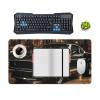 Vintage Classic Car Gaming Mouse Pad 16"x30" with Stitched Edges Extended Mousepad Non-Slip Base Water Resist Keyboard Pad for Gamer Office Home view 4