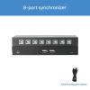 8/9/16 Port USB Synchronizer - Keyboard Mouse Sync Controller, Multi Open for DNF Game Studios, Security/Stock Market Surveillance/Offices(8 Ports) view 2
