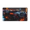 Sports Car Gaming Mouse Pad 16"x30" with Stitched Edges Extended Mousepad Non-Slip Base Water Resist Keyboard Pad for Gamer Office Home view 1