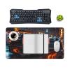 Sports Car Gaming Mouse Pad 16"x30" with Stitched Edges Extended Mousepad Non-Slip Base Water Resist Keyboard Pad for Gamer Office Home view 4