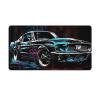 Vibrant Sports Car Gaming Mouse Pad 16"x30" with Stitched Edges Extended Mousepad Non-Slip Base Water Resist Keyboard Pad for Gamer Office Home view 1