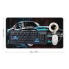 Vibrant Sports Car Gaming Mouse Pad 16"x30" with Stitched Edges Extended Mousepad Non-Slip Base Water Resist Keyboard Pad for Gamer Office Home view 2