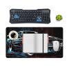 Vibrant Sports Car Gaming Mouse Pad 16"x30" with Stitched Edges Extended Mousepad Non-Slip Base Water Resist Keyboard Pad for Gamer Office Home view 4