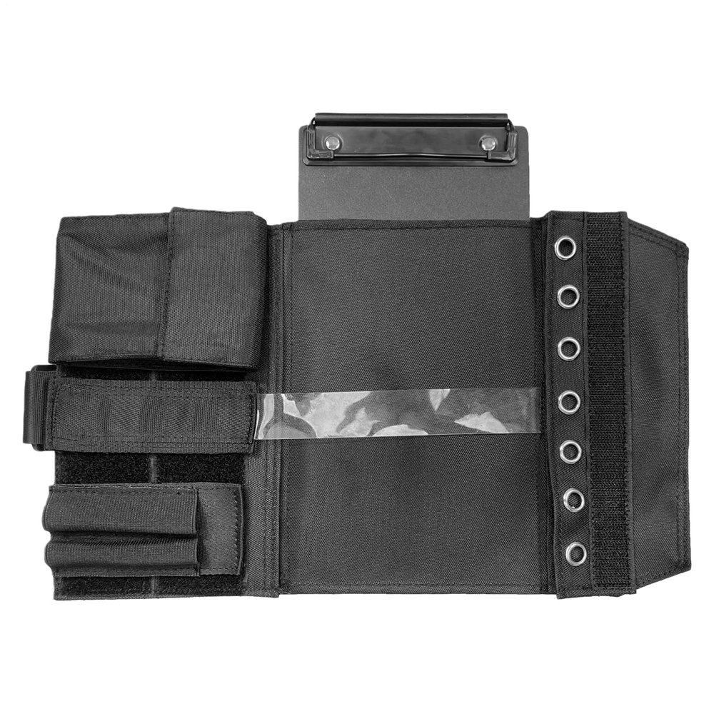 Knee Writing Board - Aviation Kneeboard with Leg Strap | 7 Slots Writing Board Notepad for Cards Documents, Home, School, Office, Notes, Checklists Manuals Charts Outdoor Activities