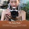 ZENIKO ZT08 N TTL Mini Flash,740 Full Power On-Camera Flash for Nikon view 4