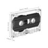 Alipis 2-Pack Blank Cassette Tapes 30 Min Recording Time Transparent Replacement Audio Tapes for Music Speech Teaching Materials view 4