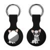Chihuahua Puppy Glasses Scarf Protective Case Compatible for AirTag Silicone Tagholder Tracker Cover for Pets Keys view 1