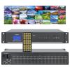 16x32 HDMI Matrix Switch 4K@30Hz with Web GUI w/Rs232-LAN Port Control, Rackmount HDMI Matrix 16x32 Support EDID, HDCP, Backlit Button, LED Screen displays (16 Input 32 Output Matrix) view 1