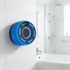 GDSAFS IPX7 Waterproof Shower Speaker with RGB Light & LED Display, Wireless Shower Speaker Waterproof with Detachable Suction Cup, Clear & Balanced 360 Sound (Blue) view 1