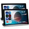 10.8" Android Car TV Headrest Monitor for Back Seat,Portable Rear Entertainment System Support Phone Wireless Mirroring 5G WiFi/HDMI/USB/Sync Touchscreen Video Players (2G+32G(2*PCS)) view 1