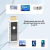 Buachois 2 in 1 HD Multimedia Transmitter and Receiver, 4K Decoding 1080P Output Wireless 2.4G 5G Display Adapter Plug and Play for Streaming Video Movies Gaming Presentations view 4