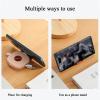 2 in 1 Cable Winder with Phone Stand, Durable Cable Organizer and Charging Stand for Earphones, USB, and Charging Cables, Portable Retractable Cord Organizer (Pink) view 3