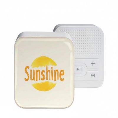 GizmoGlee MP3 Player: Portable, Screen-Free, with Wired Headphones & Speaker Play. with 4GB Memory Card (Stores 500+ Songs), HD Resin Panel, Ideal Student Gift. (Sunshine)