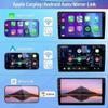10 Inch Touch Screen Car Stereo with Carplay & Android Auto for Chrysler Aspen 2008-2010 Support Bluetooth FM/GPS/AHD Backup Camera 2+64G view 2