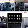 10 Inch Touch Screen Car Stereo with Carplay & Android Auto for Chrysler Voyager 2008-2016 Support Bluetooth FM/GPS/AHD Backup Camera 2+64G view 2