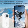 4K POV Camera for Winter Sports, Ski & Snowboard Action Cam with Smooth Stabilization, 170 Wide Angle, Wearable Hands-Free Video Recorder for Snowboarding, Skiing, Ice Skating (Black-1080P,256G) view 4