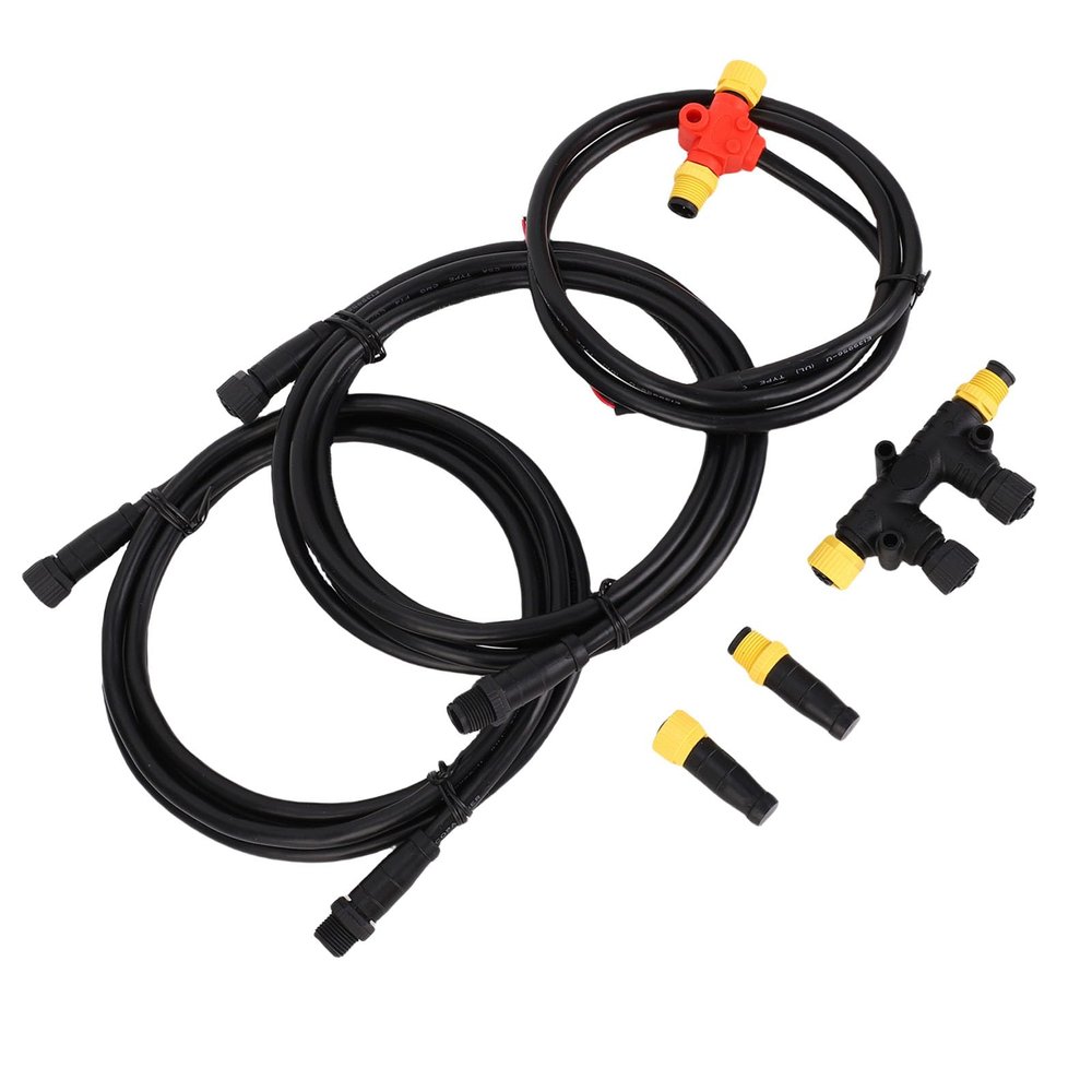 AOWINHIT NMEA 2000 Starter Kit Marine Grade Premium Quality Complete NMEA 2000 Communication Network Solution for Marine Vessels Ships and Boats with Backbone Cables Drop Cables Tees