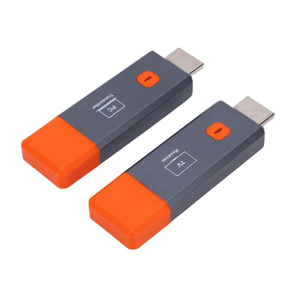 Serounder Wireless HDMI Transmitter and Receiver, 165ft/50m Dual Band Wireless HDMI Extender Kit, 4K Decode Input 1080P Output, for TV PC Laptop