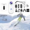 4K POV Camera for Winter Sports, Ski & Snowboard Action Cam with Smooth Stabilization, 170 Wide Angle, Wearable Hands-Free Video Recorder for Snowboarding, Skiing, Ice Skating (White-1080P,64G) view 1