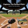 4K Baseball Glasses with Camera, POV Action Video Recording Sunglasses (Transparent,128GB) view 3