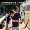 4K Baseball Glasses with Camera, POV Action Video Recording Sunglasses (Transparent,128GB) view 4