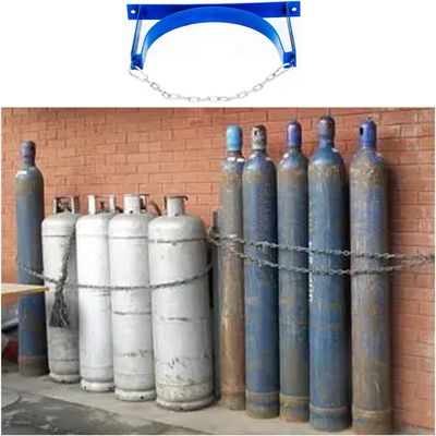 Oxygen Tank Stand Steel Gas Cylinder Fixed Rack for Factory/School/Hospital, Wall-Mounted Gas Cylinder Organizer Shelf Easy Install (1 Bottle)