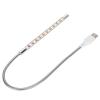 10LED USB Computer Light Low Power Consumption Flexible Cable White LED Light Source for Laptop Modern Style view 1