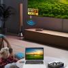 Diyeeni Wireless HDMI Transmitter and Receiver 164FT/50M, 4K Decode 1080P @60Hz Output, Portable 2.4G/5.8G Wireless HDMI Extender Kit, Plug & Play for PC to Monitor, Projector view 2