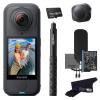 Insta360 X4 Air Basic Bundle | Lightest 8K 360 Action Camera for Epic Adventures | for Travel, Sports, Family Moments, Vlogging | Bundle Includes Invisible Selfie Stick, Lens Cap(512GB) view 1