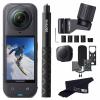 Insta360 X4 Air Skiing Bundle | Lightest 8K 360 Action Camera for Epic Adventures, Replaceable Lenses, for Action, Travel, Vlogging| Bundle Includes Ski Pole Mount, Invisible Selfie Stick, Lens Cap view 1