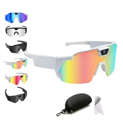 POV Glasses 4K Baseball Glasses with Camera, That Record Video and Audio | 2026 Upgrade, with Case & Cloth, 6 Options (#E)