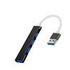 4 Ports USB 3.0 HUB Hubs Docking Stations Splitter 5Gbps OTG Adapter for PC Tablet Accessories(USB Black) view 1