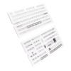 145 Keys Clear Keycaps for Cherry Height, KCA Transparent Keycaps Set, Universal Mechanical Keyboard Keycaps with Key Puller, ABS Material for DIY Customization on 60% to Full Size view 3