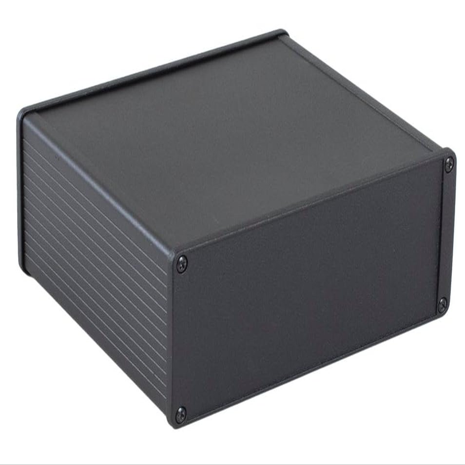 1457U1601BKEnclosures, Boxes, & Cases 1457U 160MM ENCL Black PNT V1